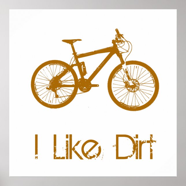 Poster VTT Dirt (Devant)