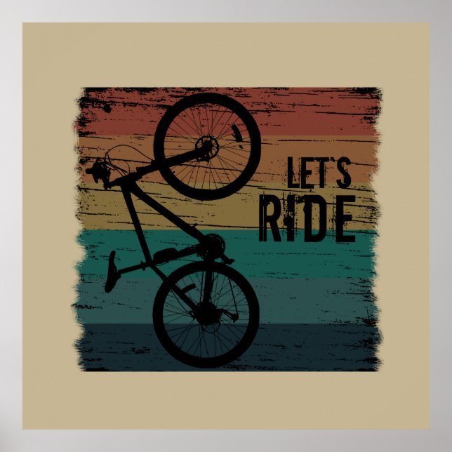 Poster VTT vintage (Devant)