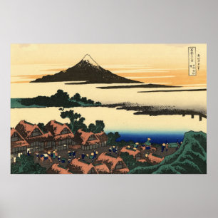 Poster vue 36+09 de 36 vues de l'affiche du Mont Fuji