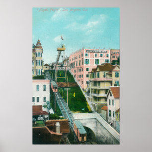 Poster Vue aérienne de chariot à vol d'anges
