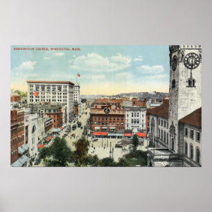 Poster Vue aérienne de coin de Harrington