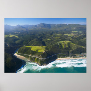 Poster Vue Aérienne De La Rivière Keurbooms, Route Des Ja