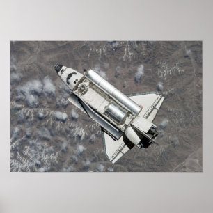 Poster Vue aérienne de Space Shuttle Discovery