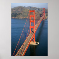 Vue aérienne du Golden Gate Bridge dans la