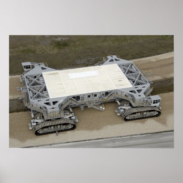 Poster Vue aérienne du robot-transporteur (Devant)