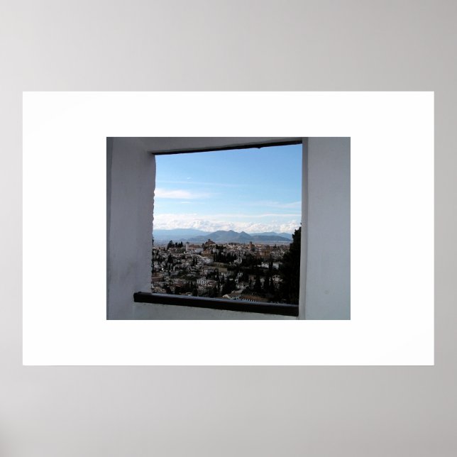 Poster Vue Alhambra (Devant)