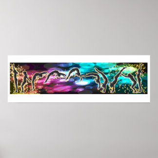 Poster Vue arrière de l'étoile