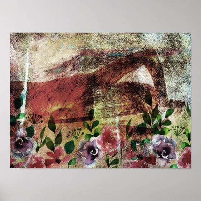 Poster Vue arrière d'une femme avec une épée derrière son (Devant)