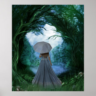 Poster Vue bleue Deux