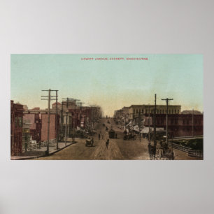 Poster Vue d'avenue de Hewitt