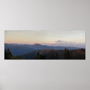 Poster Vue de Beskids à Pieniny et Tatry