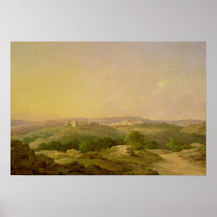 Poster Vue de Bethlehem, 1857