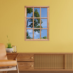 Poster Vue de branche d'arborescence à partir d'une illus