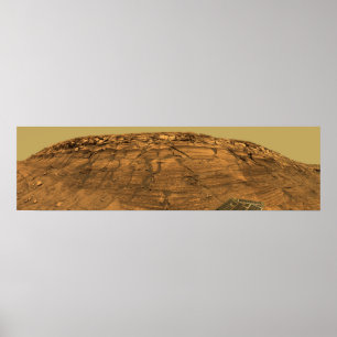 Poster Vue de Burns Cliff sur Mars