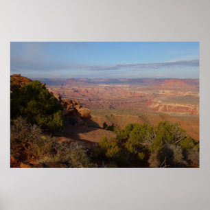 Poster Vue de Canyonlands depuis le sentier Grand View Po