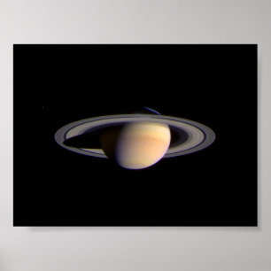 Poster Vue de Cassini de Saturn Space NASA