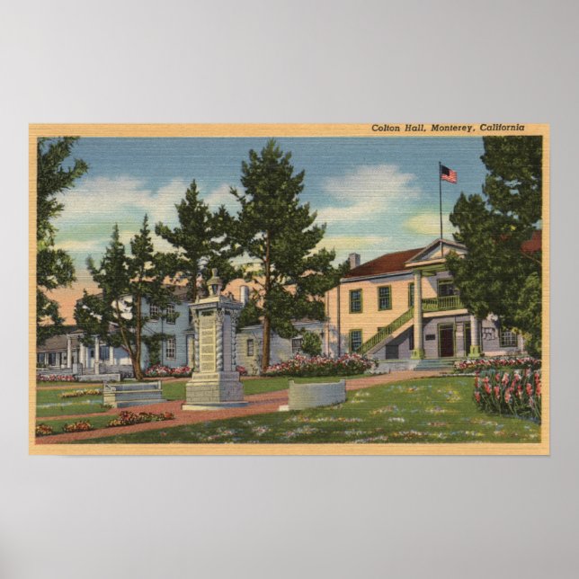 Poster Vue de Colton Hall (Devant)