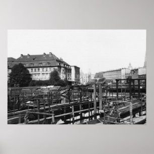 Poster Vue de "Fischerinsel", Berlin, c.1910