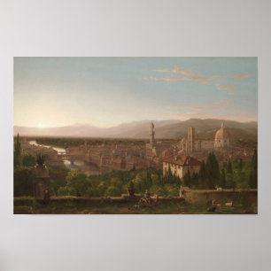 Poster Vue de Florence — Thomas Cole Imprimer