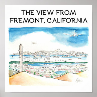 Poster Vue De Fremont, Californie