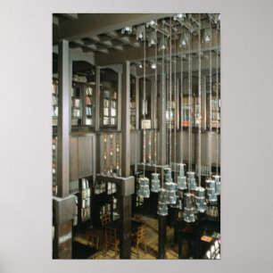 Poster Vue de la bibliothèque, établie 1897-99