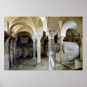 Poster Vue de la crypte de St Paul, ANNONCE c.634