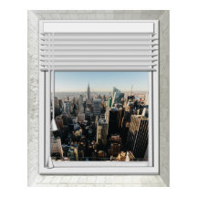 Vue de la fenêtre de New York