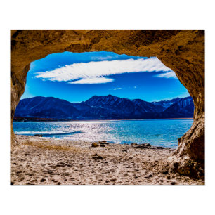 Poster Vue De La Grotte Glossy
