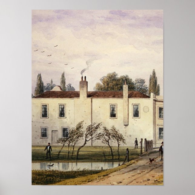 Poster Vue de la Maison de Copenhague, 1853 (Devant)