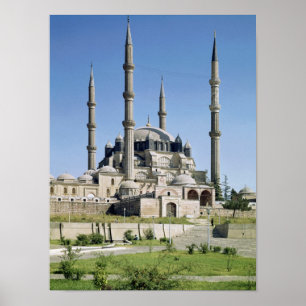 Poster Vue de la mosquée, ottomane, construite vers 1569-