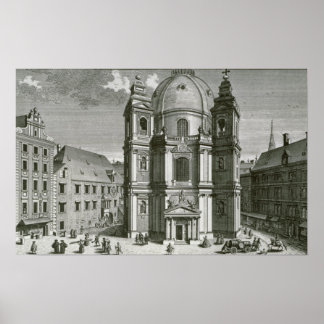 Poster Vue de la Peterskirche