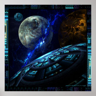 Poster vue de la plate-forme