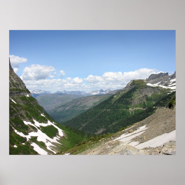 Poster Vue de la route du Soleil (Devant)