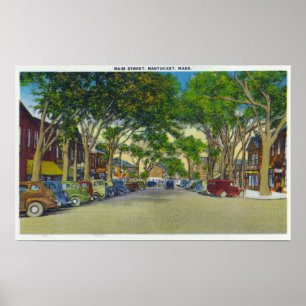 Poster Vue de la rue principale 3