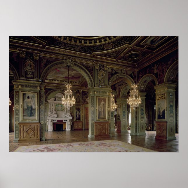 Poster Vue de la Salle des Arts, après 1871 (Devant)