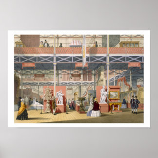 Poster Vue de la section Italie de la Grande Exposition