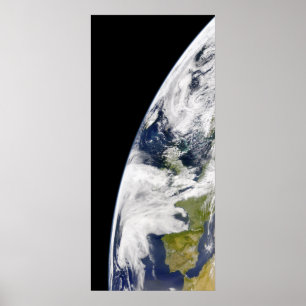 Poster Vue de la Terre depuis l'espace