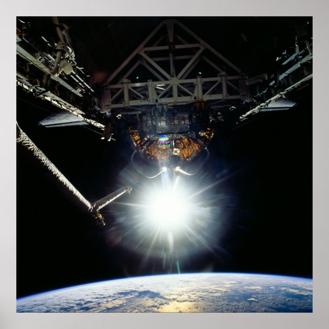 Poster Vue de la Terre depuis Space Shuttle Endeavor (Devant)