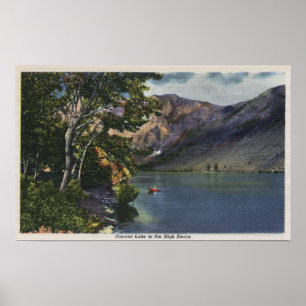 Poster Vue de lac Convict en haute sierra