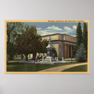 Poster Vue de l'amphithéâtre municipal