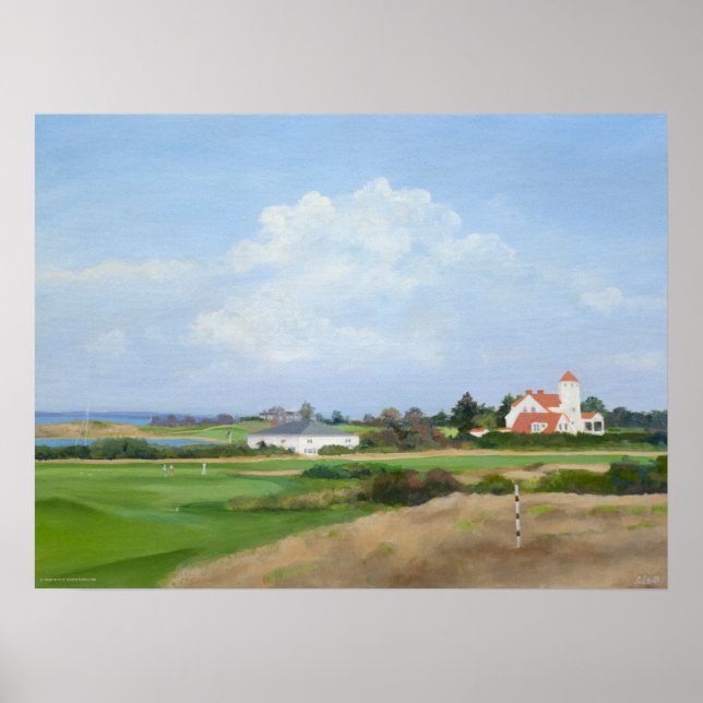 Poster Vue de l'île de Fishers (Devant)