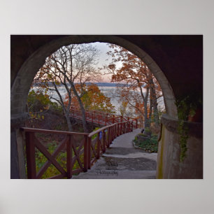 Poster Vue de l'intérieur de la résidence Bannerman