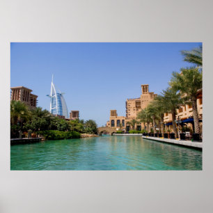 Poster Vue De Madinat Jumeirah, Dubaï