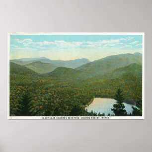 Poster Vue de McIntyre, de Colden, et de Marcy Mts.
