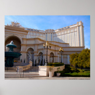 Poster Vue de Monte Carlo sur Las Vegas