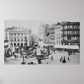 Poster Vue de Piccadilly Circus, c. 1900
