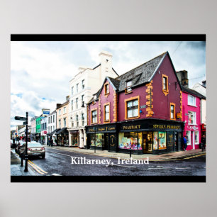 Poster Vue de rue de Killarney, Irlande