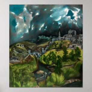 Poster Vue de Tolède El Greco