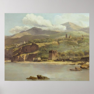 Poster Vue de Vico Estense de Sorrento vers
