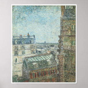 Poster Vue de Vincent's Window, Vincent Van Gogh